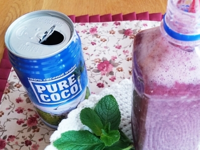 Ovocno - pepermintový proteín RAW shake