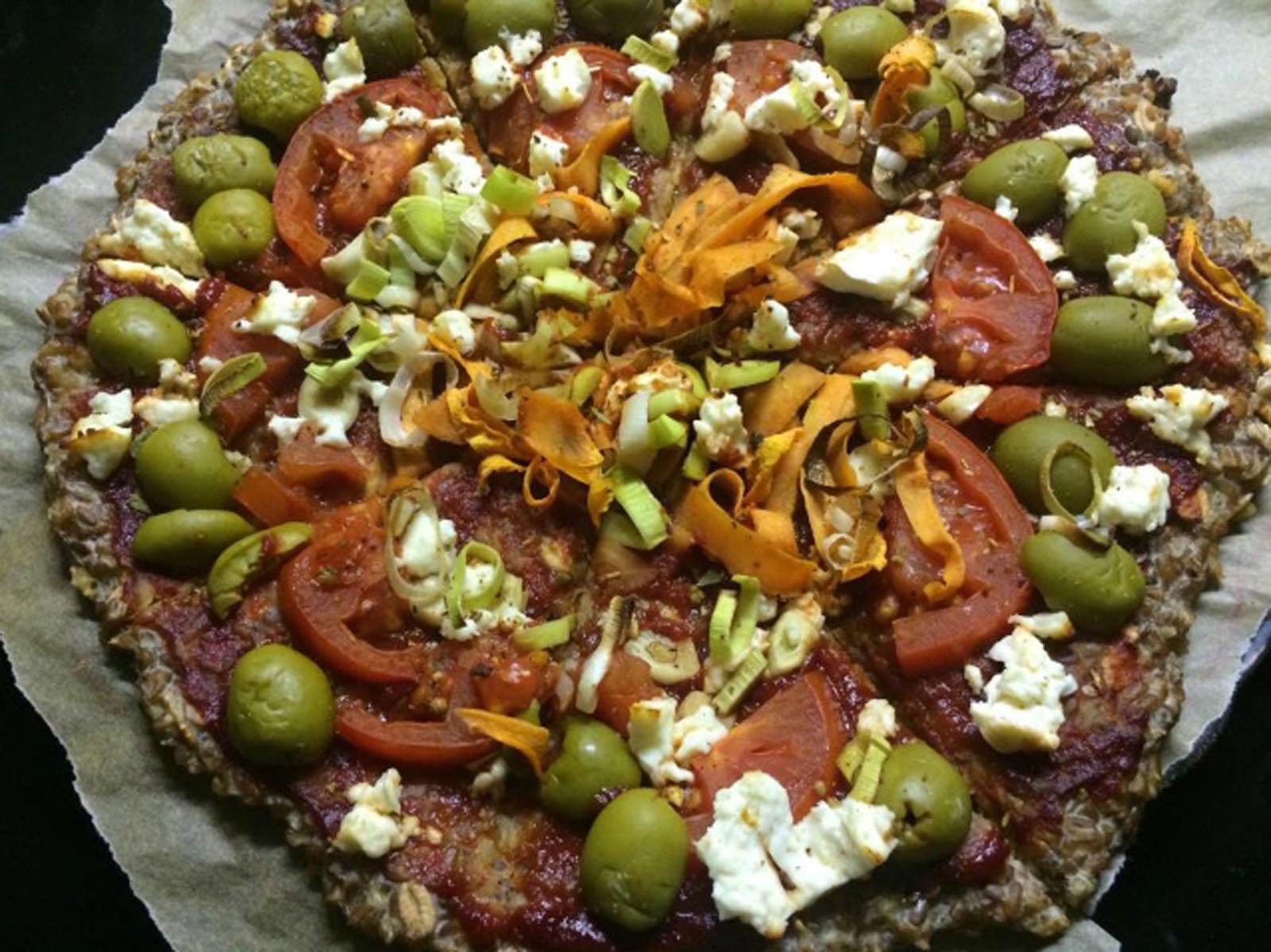Zdravá pizza bez múky a kysnutia