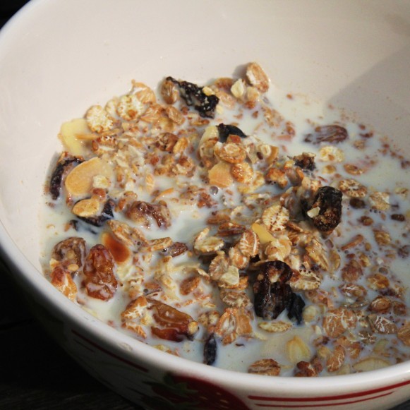 Chrumkavé domáce müsli