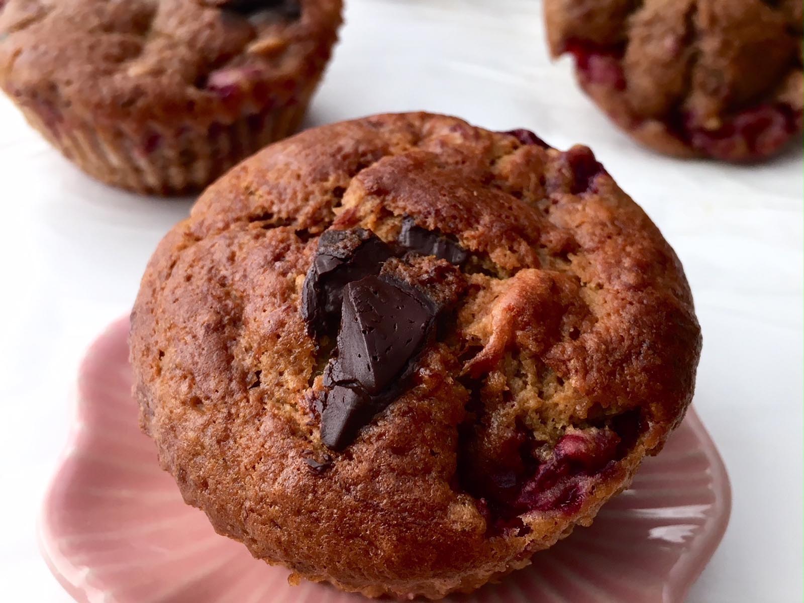 Žiadny suchár alebo špaldové vláčne muffiny