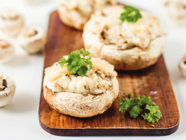 RECEPT: Zapečené šampiňóny na rýchly obed či večeru