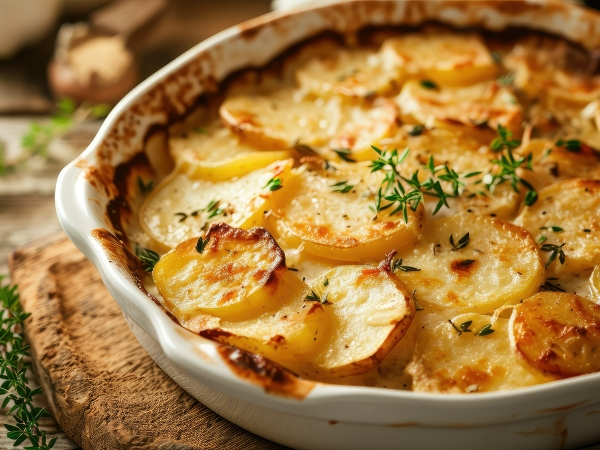 Francúzske zemiaky s údeným tofu