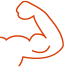 muscle flex outline