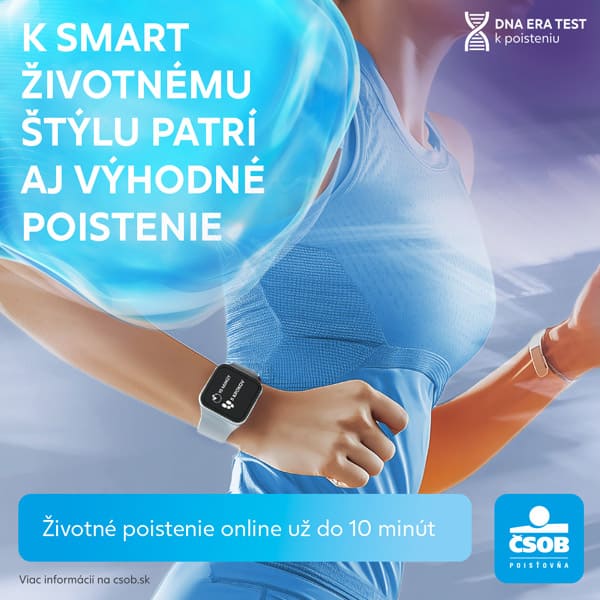 SOB banner - k smart ivotnmu tlu patr aj vhodn poistenie